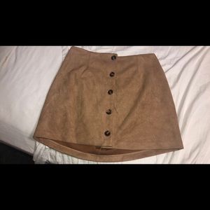 Brown Mini Skirt